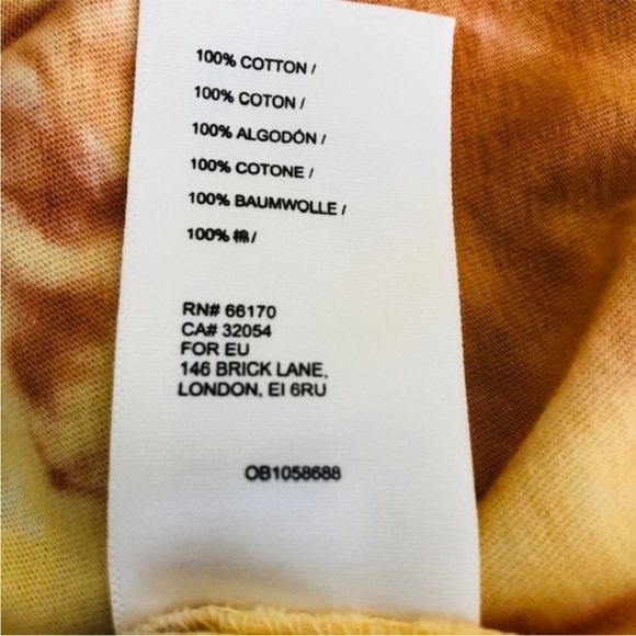 Free People/We The Free - Be Free Tie-Dye Long Sleeve Tee (Oversized) NWT - Picture 13 of 14